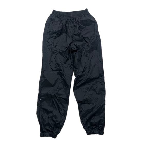 Vintage Columbia Black 100% Nylon Waterproof Windbreaker Pant Men - Picture 1 of 11